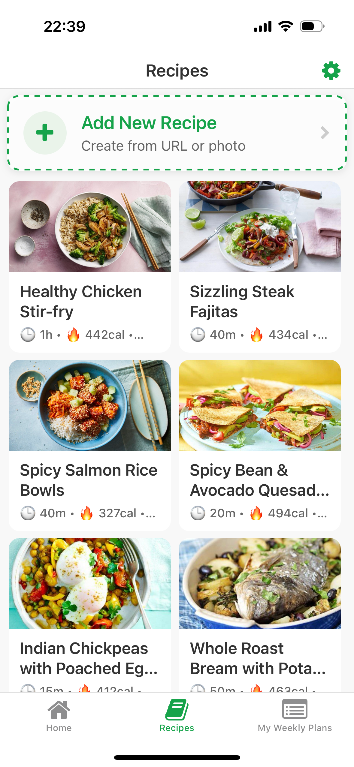 SaveRecipe App Screenshot